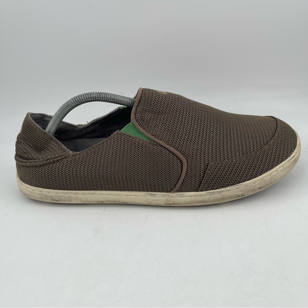 Olukai Men’s Nohea Mesh Mustang - Lime Slip-On Shoes Loafers - SIZE 11.5